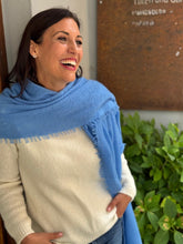 Lade das Bild in den Galerie-Viewer, WOLKENSCHAL WS100- 5 Blue