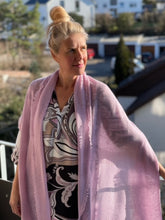 Lade das Bild in den Galerie-Viewer, WOLKENSCHAL Kaschmir - Lychee