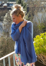 Lade das Bild in den Galerie-Viewer, WOLKENSCHAL Kaschmir - Ocean